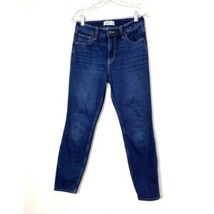Abercrombie and Fitch The Skinny High Rise Jeans Womens Size 27 Dark Wash 4R